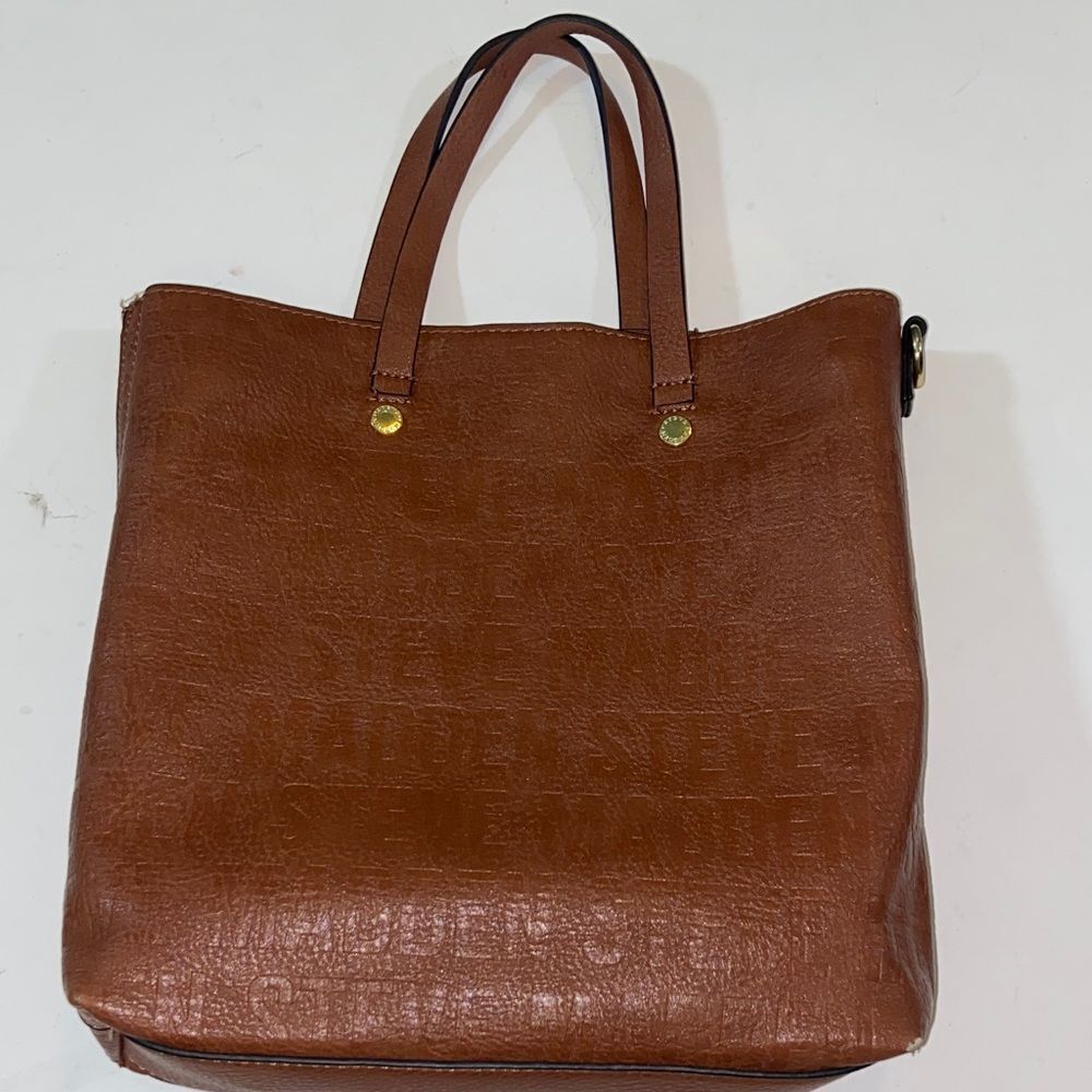 Steve Madden Embossed Brown Tote